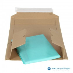 Maak los Vermelding Onrechtvaardig Boekverpakking A4 - Bruin - 30.2x21.5 cm met variabele hoogte van 2-7.5 cm  | Paco Verpakkingen